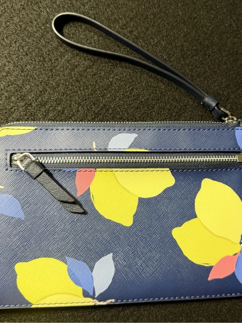 Kate Spade Lemon Zest Straw Tote & Cameron Wristlet Set WKRU6715 WLRU6152
